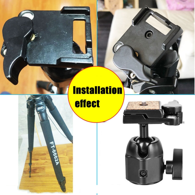 For WeiFeng WF-6662A Tripod Quick Release Plate Metal QR Plate, WF-6662A