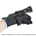 Outdoor Diving Flashlight Non-slip Fixed Wrist Glove