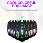 T-WOLF Q13 2.4GHz 6-keys RGB Colorful Light Gaming Wireless Mouse, Single Mode Black, Single Mode Star Black, Single Mode White, Single Mode Gray, Dual Mode Black, Dual Mode Star Black, Dual Mode White, Dual Mode Gray