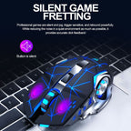 T-WOLF Q13 2.4GHz 6-keys RGB Colorful Light Gaming Wireless Mouse, Single Mode Black, Single Mode Star Black, Single Mode White, Single Mode Gray, Dual Mode Black, Dual Mode Star Black, Dual Mode White, Dual Mode Gray