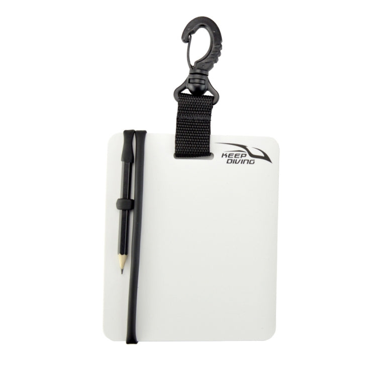 KEEP DIVING Underwater Record Writing Tablet For Scuba Diving, Black Small, Black Large, Yellow Small, Yellow Large