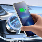 AIMITE M8 Car Wireless Charger Phone Holder Vacuum Suction Cup Strong Magnetic Support Bracket