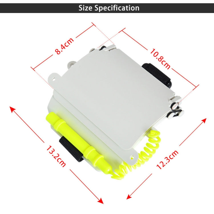 Wrist-mounted Diving Communication Recording Writing Board