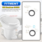 RV Toilet Water Module Components For Thetford Aqua-Magic, A10100, A10109+Hose Clamp+Raw Tape