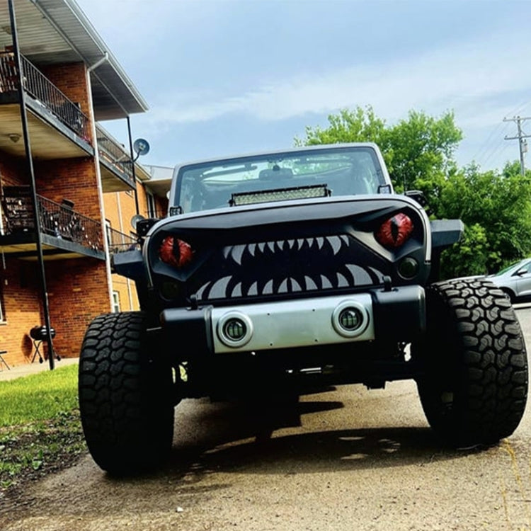 1pair Beast Eyes Headlight Decorative Stickers Off-Road Vehicle Front Lights Stereo Decals, 1, 2, 3, 4, 5, 6, 7, 8, 9, 25, 28, 29, 30, 31