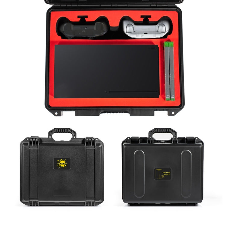 For MicroSoft XBOX Series X DEVASO Game Console Organizer Waterproof Case Accessories, For Xbox Series X