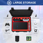 For MicroSoft XBOX Series X DEVASO Game Console Organizer Waterproof Case Accessories, For Xbox Series X