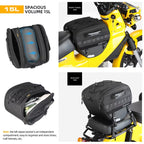 Rhinowalk MTR5001 15L Scooter Front Bag Large Capacity Curved Beam Motorcycle Rear Seat Bag, MTR5001