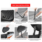 Rhinowalk MTR5001 15L Scooter Front Bag Large Capacity Curved Beam Motorcycle Rear Seat Bag, MTR5001