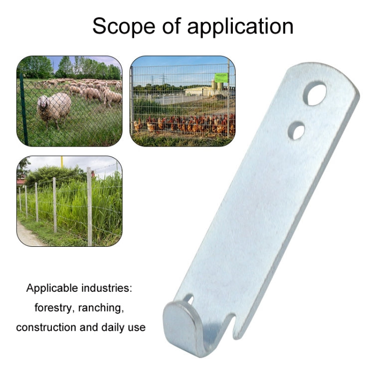 2pcs /Set Wire Twister T-Post Clamp Fence Wire Rope Winder