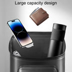 Car Seatback Storage Hanging Bag Vehicle Multifunctional Storing Tissue Box, No Built-In Bucket, With Bulit-In Bucket