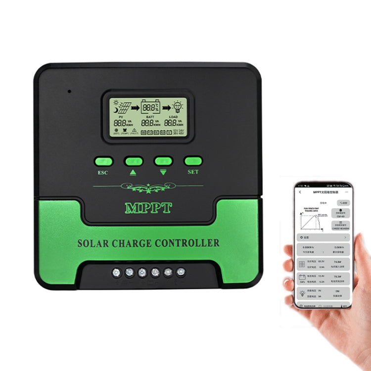 12V-24V 10A WIFI Remote MPPT Home Energy Storage Control System Solar Controller, CM-D10, CM-D20, CM-D30, CM-D40, CM-D50, CM-D60