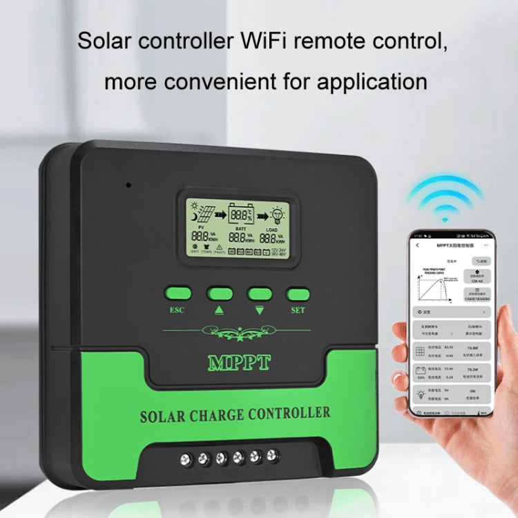 12V-24V 10A WIFI Remote MPPT Home Energy Storage Control System Solar Controller, CM-D10, CM-D20, CM-D30, CM-D40, CM-D50, CM-D60