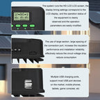 12V-24V 10A WIFI Remote MPPT Home Energy Storage Control System Solar Controller, CM-D10, CM-D20, CM-D30, CM-D40, CM-D50, CM-D60