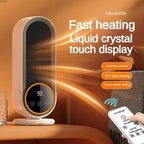 E68S 1200W PTC Ceramic Heating Desktop Smart Electric Heater, EU Plug, US Plug, UK Plug