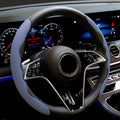 38cm Liquid Silicone Sweat-Absorbing Anti-Skid Car Steering Wheel Cover