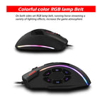 ZELOTES C13 13-keys RGB Lighting Effect Programming Macro Custom Gaming Wired Mouse, C13