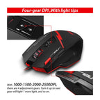 ZELOTES C8 8-buttons Ergonomic Game Programming Custom Wired Mouse, C8