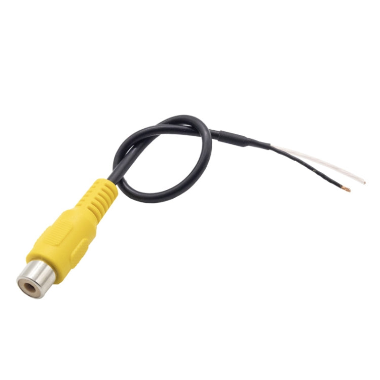 2pcs Car Single AV Audio Cable Lotus Connector RCA Stereo Wire With Shield
