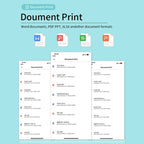 Portable Mini Thermal High Definition Student Wrong Title Photo Printer