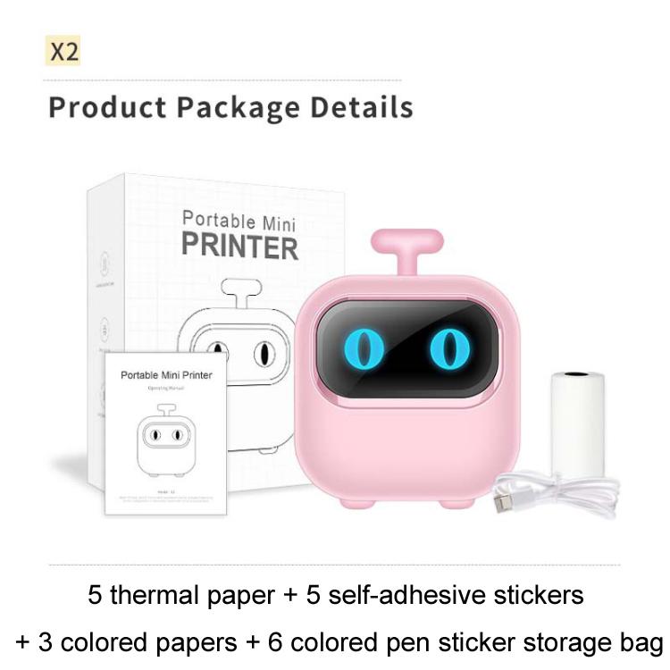 Portable Mini Thermal High Definition Student Wrong Title Photo Printer