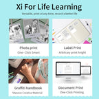 Portable Mini Thermal High Definition Student Wrong Title Photo Printer