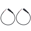 2pcs DC 5.5 X 2.1mm Female To XH2.54 Terminal Motherboard Connection Cable