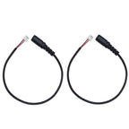 2pcs DC 5.5 X 2.1mm Female To XH2.54 Terminal Motherboard Connection Cable