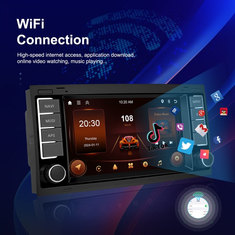 For Volkswagen Touareg 7-Inch Car WiFi Player Android 13 System Support CarPlay/Android Auto, 2+64G Standard Edition, 2+64G With AHD Camera and Mic, 4+64G Standard Edition, 4+64G With AHD Camera and Mic