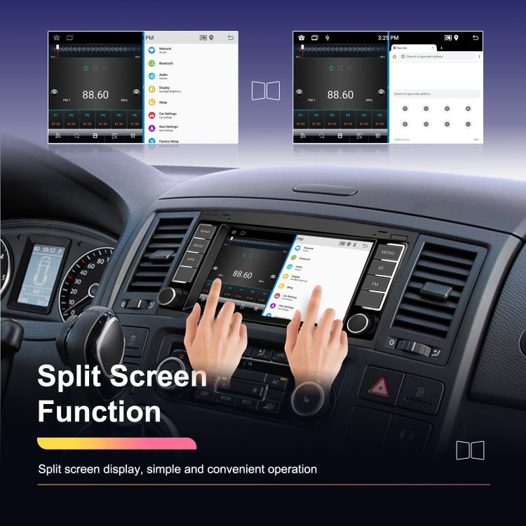 For Volkswagen Touareg 7-Inch Car WiFi Player Android 13 System Support CarPlay/Android Auto, 2+64G Standard Edition, 2+64G With AHD Camera and Mic, 4+64G Standard Edition, 4+64G With AHD Camera and Mic