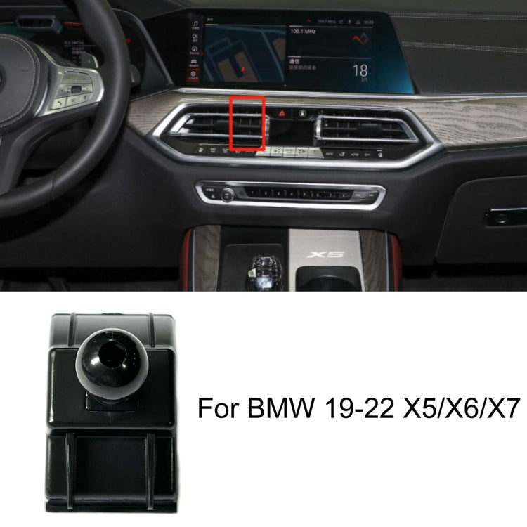 For BMW Car Air Outlet Modified Mobile Phone Holder Base, 05-12 3 Series, 08-13 X5/X6, 09-15 7 Series, 11-16 X3/X4, 10-17 5GT  Imported, 11-17 5 Series, 11-17 5 Series Universal Applicable to Double Rollers, 12-15 X1, 13-19 3 Series/4 Series           ...