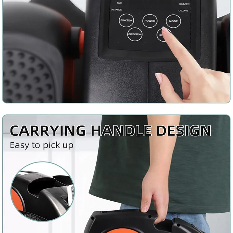 60W Electric Elliptical Machine Small Fitness Bike Stepper 5 Speed ??Adjustable, EU Plug, US Plug