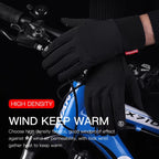 Kyncilor Waterproof Cycling Warm Gloves Two-finger Touch Screen Ultra-soft Velvet Outdoor Gloves, M, L, XL