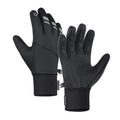 Kyncilor Velvet Warm Cycling Gloves Reflective Touch Screen Ski Water-repellent Elastic Gloves, S, M, L, XL