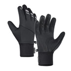 Kyncilor Velvet Warm Cycling Gloves Reflective Touch Screen Ski Water-repellent Elastic Gloves, S, M, L, XL