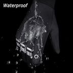Kyncilor Velvet Warm Cycling Gloves Reflective Touch Screen Ski Water-repellent Elastic Gloves, S, M, L, XL