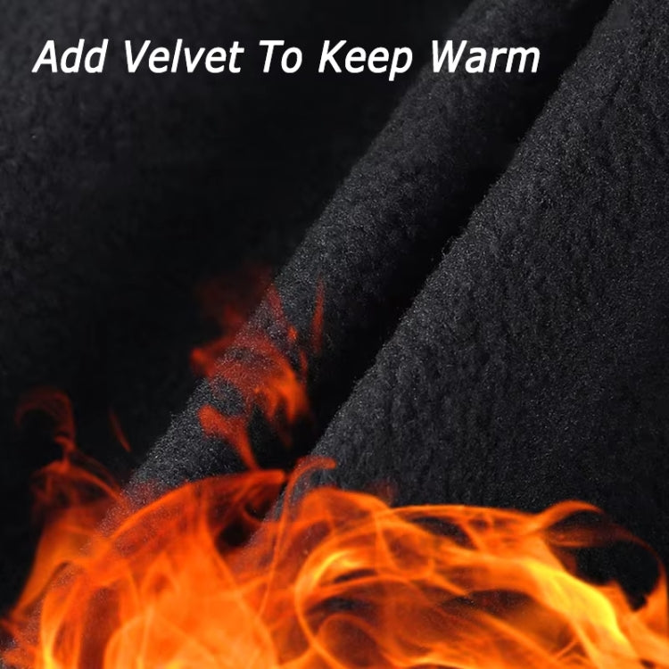 Kyncilor Velvet Warm Cycling Gloves Reflective Touch Screen Ski Water-repellent Elastic Gloves, S, M, L, XL