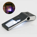 3X 10X Magnifier 55X Microscope Loupe With LED & UV Light
