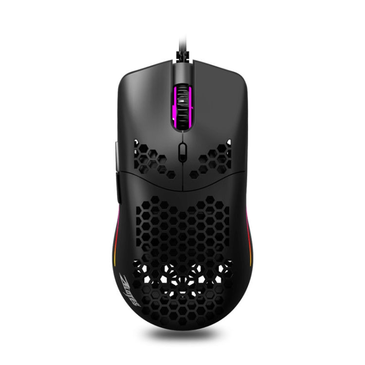 ZELOTES C7 7-buttons RGB Lighting Hollow Computer Office Wired Mouse, C7