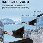 16MP 16X Digital Zoom Vlogging Camera Video Camcorder with 2.4 Inch Flip Screen, Standard US Plug, Standard EU Plug, Standard UK Plug, Standard AU Plug, With Wide Angle & Mic US Plug, With Wide Angle & Mic EU Plug, With Wide Angle & Mic UK Plug        ...