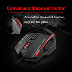 ZELOTES C19 12-Keys Ergonomic Programming Custom Wired Mouse, C19
