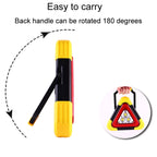 Car Traffic Warning Sign Vehicle Reflective Tripod Emergency Light, Small, Large