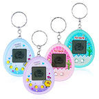 Electronic Pet Game Toy Feed Genie Nostalgic Virtual Cyber Digital Game Keychain Toy For Kids, Cactus (Pink), Cactus (Green), Cactus (White), Chick (Pink), Chick (Blue), Chick (Purple)