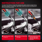 HABOTEST HT663L Motorcycle Vehicle Brake Fluid Moisture Detection Pen, HT663L