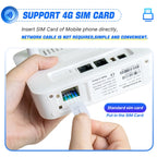 4G WiFi6 VOLTE CPE Wireless SIM Card Router With RJ45+RJ11, EU Plug, B818PRO European Version