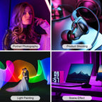 VLOGLITE Full Colorful Handheld Fill Light Stick Live Photography Ambient Light Outdoor Lighting, W200RGB