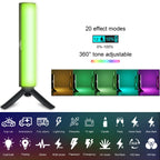 VLOGLITE Full Colorful Handheld Fill Light Stick Live Photography Ambient Light Outdoor Lighting, W200RGB