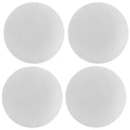 4pcs PU Leather Car Coaster Car Decorative Water Absorption Cup Sink Mat, 6.8cm