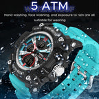SANDA Men Electronic Watch Outdoor Sports Luminous Watch