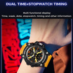 SANDA Men Electronic Watch Outdoor Sports Luminous Watch